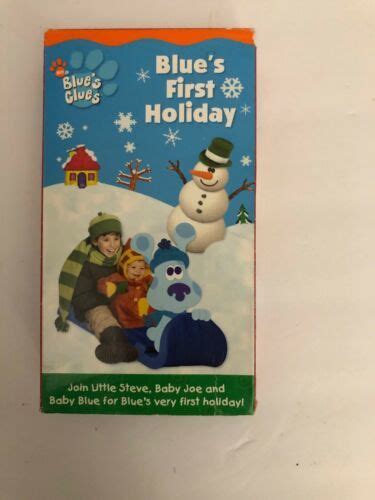 Blue S Clues Blues First Holiday Vhs Nickelodeon Nick Jr Rare