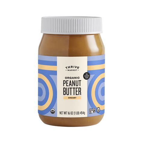 Thrive Market Goods Organic Creamy Peanut Butter Thrive Market