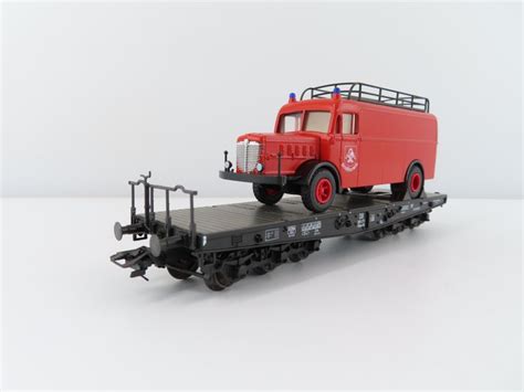 Märklin H0 48755 Güterwagen Flachwagen beladen mit Catawiki