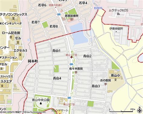 青山一丁目（大津市バス停）の住所・地図｜マピオン電話帳