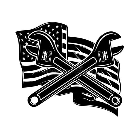 Wrenches American Flag Stock Illustrations 48 Wrenches American Flag