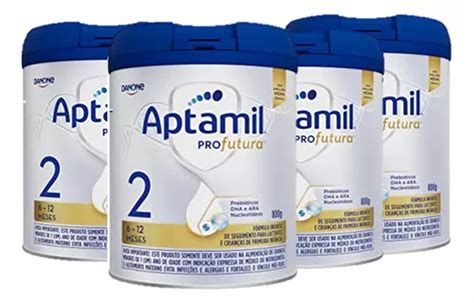 Aptamil Profutura 2 800g Danone Kit 4 Latas Parcelamento Sem Juros