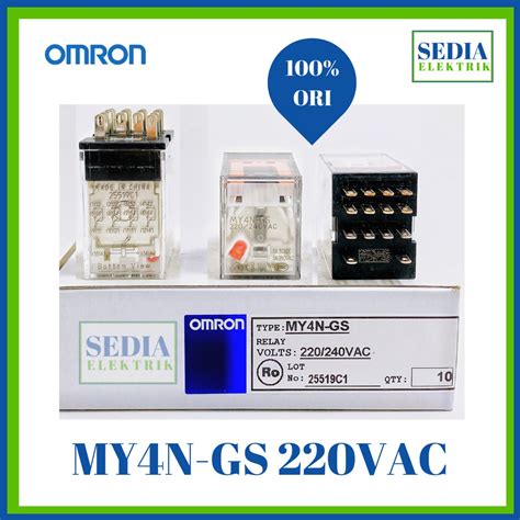 Jual Relay Omron My N Gs Vac My Ngs Vac Shopee Indonesia