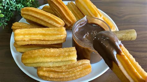 Easy Churros And Hot Chocolate Recipe No Oven Youtube