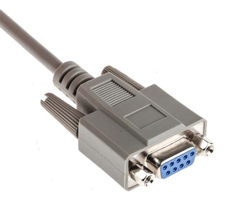 RS PRO 2m 9 Pin D Sub To 9 Pin D Sub Serial Cable RS