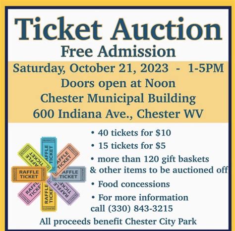 Ticket Auction To Aid Chester Hometown News