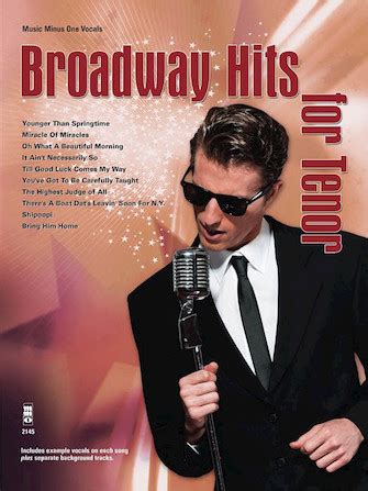 Broadway Hits for Tenor - Music Minus One | Hal Leonard Online