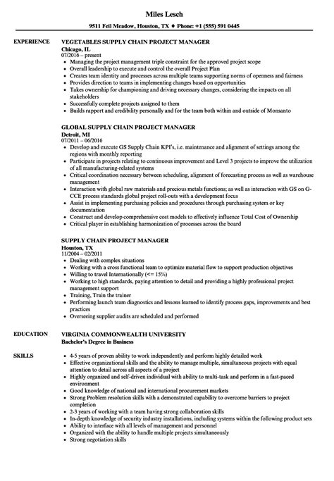 Director Of Supply Chain Resume Example Original Resume In Minutes