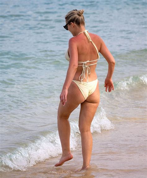 HELEN FLANAGAN In Bikini At A Beach In Barbados 07 24 2023 HawtCelebs