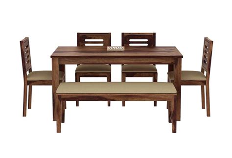 Buy Vinod Furniture House House Sheesham Wooden Dining Table Seater