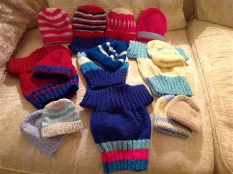 Fish and Chip Baby Jumpers and Hats. Many babies in Africa are sent