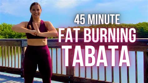 45 Min Fat Burning Tabata Workout At Home No Repeat No Equipment