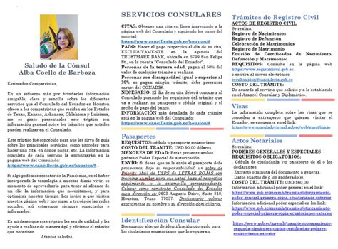 Cecuhouston On Twitter Tr Ptico Sobre Servicios Consulares