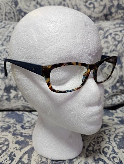 PRADA Women S Eyeglass Frames VPR 180 NAG 101 Blue Full Tortoise Shell