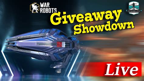 War Robots New Giveaway Earn Giveaway Points Wrwinkrakenmv Youtube