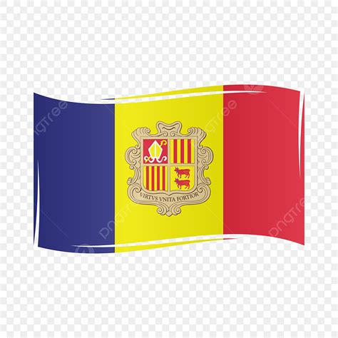 Bandera De Andorra Png Vector Diseño Png Andorra Bandera Png Png Y