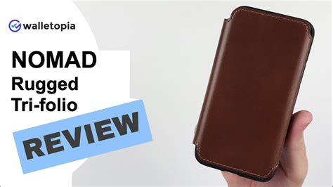 Nomad Rugged Tri Folio Leather Luxury At A Cost Youtube