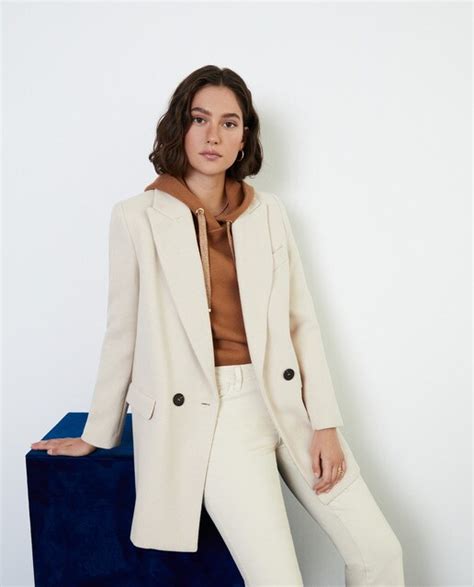 Women S Plain Coloured Double Breasted Coat · Women S Fashion · El Corte Inglés