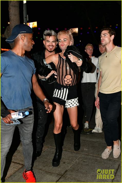 Adam Lambert & Boyfriend Oliver Gliese Hit the Town for Fun Night Out ...