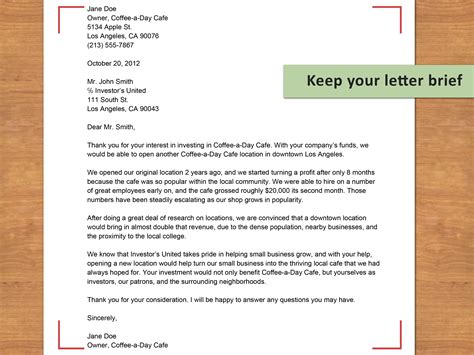 How To Write An Investor Proposal Letter With Sample Letter