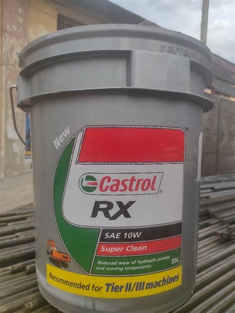 Hydraulic Oil Heavy Vehicle Castrol Rx Sae 30 Grade Rx10w Unit Pack