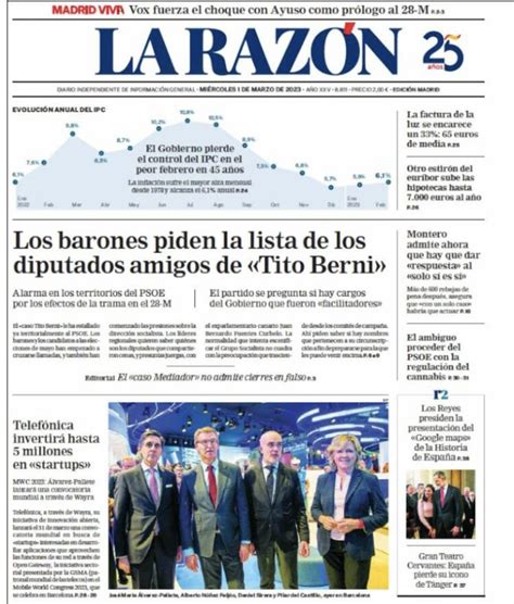 Plataforma TVE Libre On Twitter Caso Mediador En Todas Las Portadas