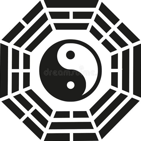 Yin Yan And Feng Shui Symbol Stock Vector Illustration Of Number 34992869