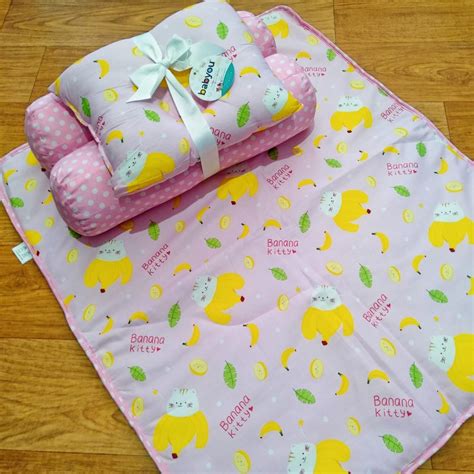 Jual Matras Bayi Set Bantal Guling Perlak Ompol Bayi Motif Alas Ompol