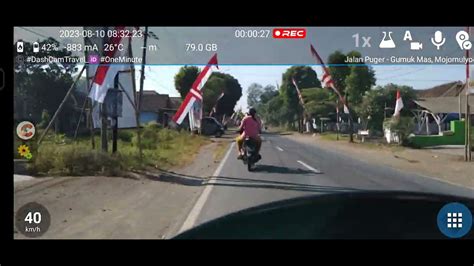 43 Km H Mojomulyo Kabupaten Jember DashCamTravel ID OneMinute