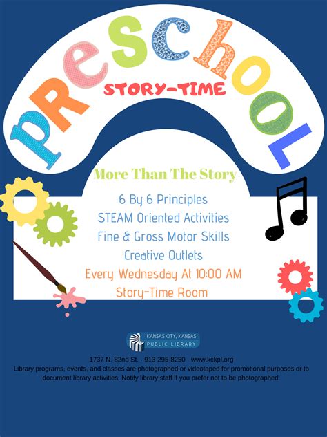 Preschool Storytime | Kansas City, Kansas Public Library