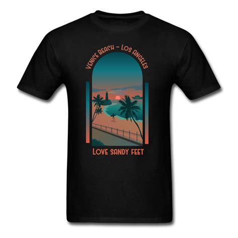 Venice Beach Los Angeles Love Sandy Feet Shirt Ocean Beach California T