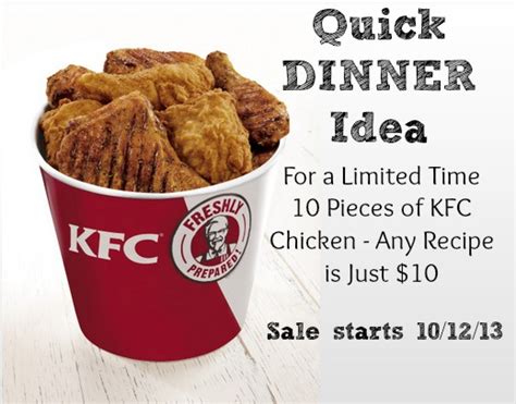 Kfc Weekend Buckets For A Piece Bucket Starts Dinner