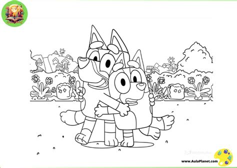 Dibujos Para Colorear De Bluey Y Bingo Descubra O Universo Colorido De