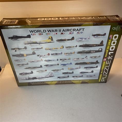 Eurographics World War Ii Aircraft Jigsaw Puzzle Piece Wwii Sealed