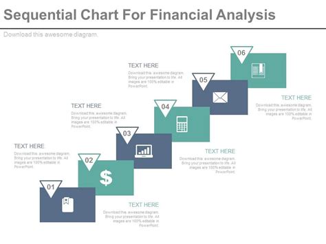 Sequential Steps Chart For Data Analysis Powerpoint Slides