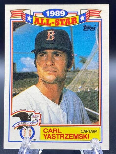 1990 Topps 1989 ALL STAR GAME Commemorative Set Carl Yastrzemski 22 EBay