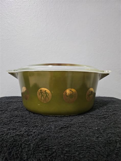 Pyrex Promo Zodiac Round Casserole Dish Etsy