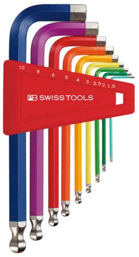 PB Swiss Tools hex key set PB212H10RB