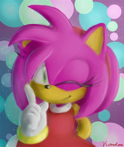 Color Test Amy Rose By Karneolienne On Deviantart