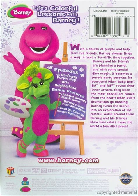 Barney Perfectly Purple Dvd Dvd Empire