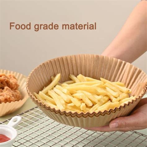 Set 50 Miếng Giấy Lót Nồi Chiên Không Dầu Ngăn Dầu Mỡ Bám Vào Nồi Chiên