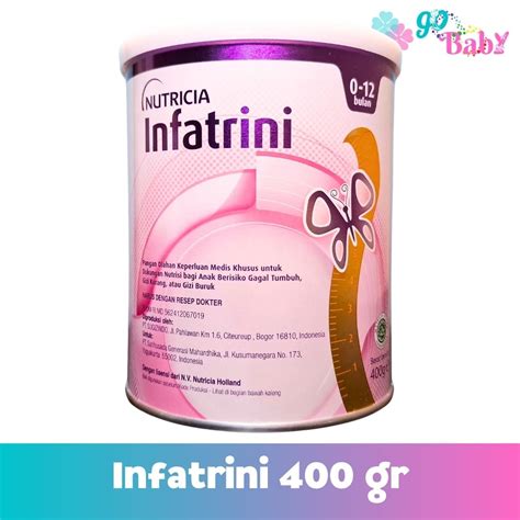 Infatrini Powder Kaleng 400 Gr Nutricia Lazada Indonesia