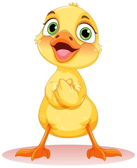 Free Vector | Adorable Little Duck Isolated