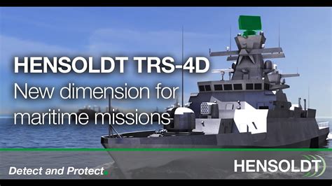 Hensoldt Trs D Naval Surveillance Radar Youtube