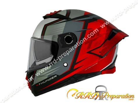 MT THUNDER 4 SV PENTAL B5 Full Face Helmet Red Mother Of Pearl Matt