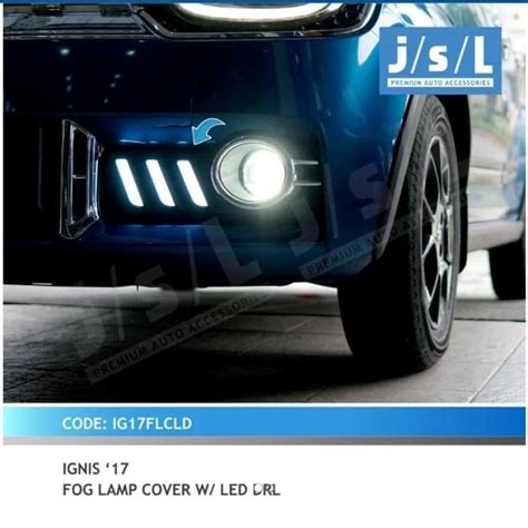 Jual Suzuki Ignis Fog Lamp Cover With Led Drl Day Time Running Light Di