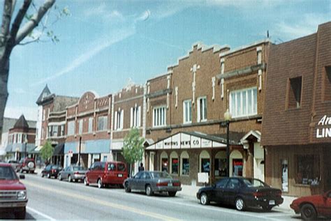 Whiting Indiana 119th Street Commercial District