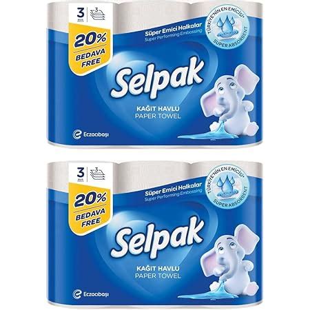 Selpak Imported Paper Towel Kitchen Roll Ply Rolls Pack Of