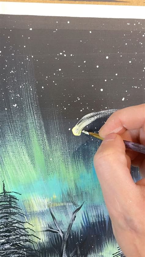 Northern Lights Painting Tutorial A Beginner Tutorial On How To