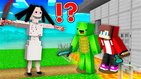 Scary Serbian Dancing Lady Vs Security House In Minecraft Challenge